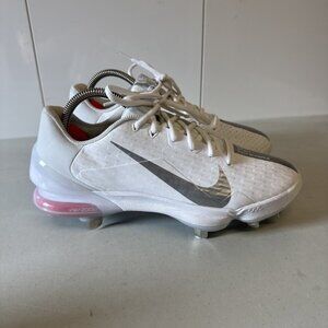 Nike Force Zoom Trout 7 Pro Men's Size 8.5 White/Light Smoke Grey CQ7224-104 New